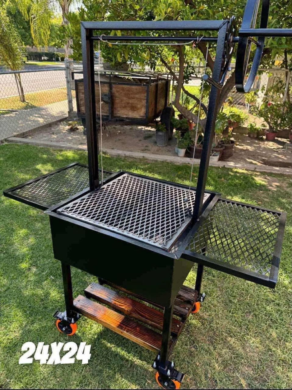 Charcoal BBQ Grill 24x24