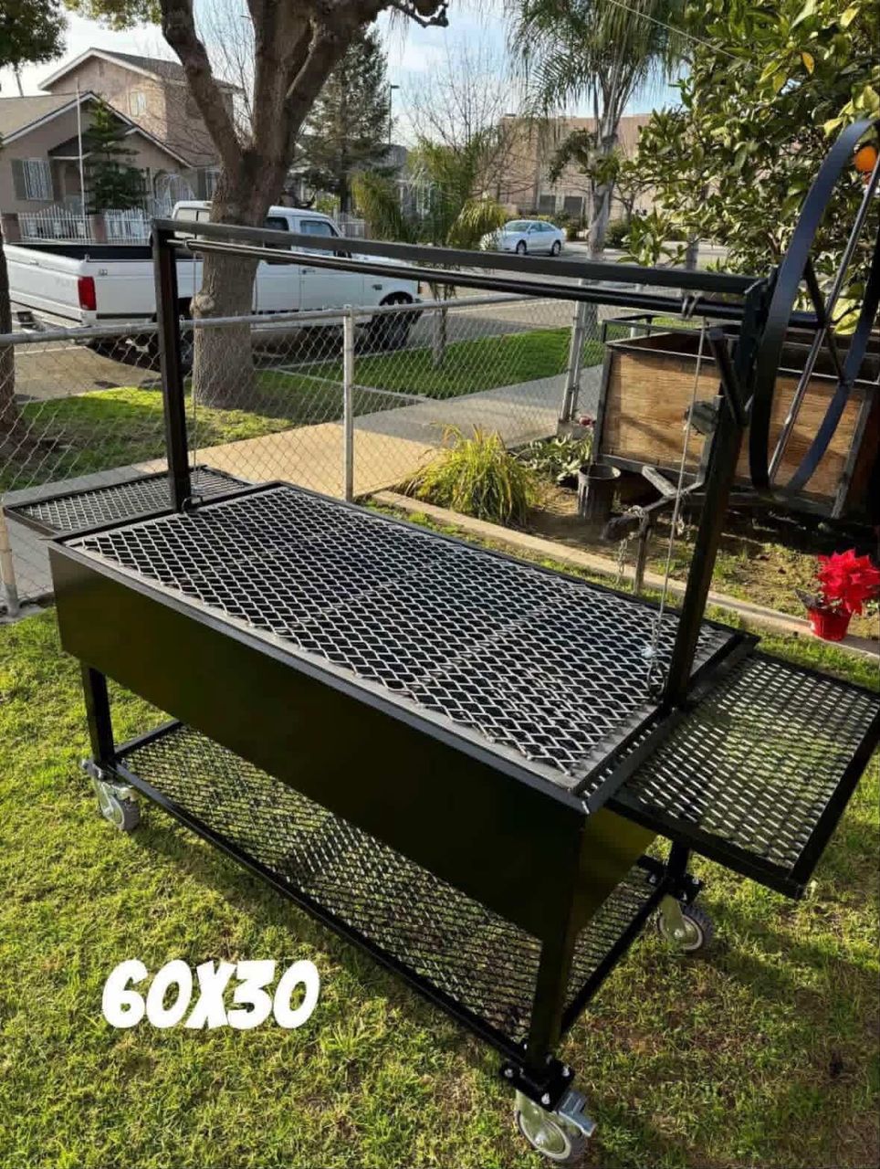 Charcoal BBQ Grill 60x30