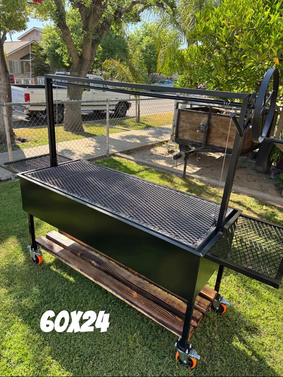 Charcoal BBQ Grill 60x24